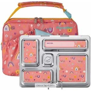 PlanetBox Rover Stainless Lunch Box Kit with Magnets and Carrying Case